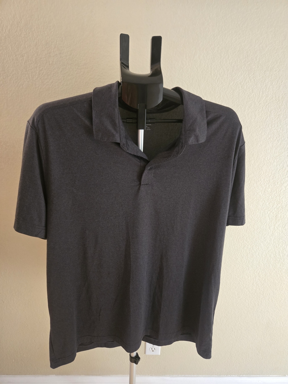 Old Navy Men's Polo Shirt - Charcoal Gray